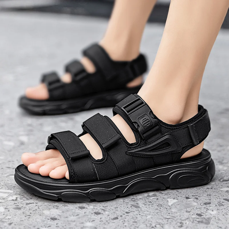 Brand Hot Summer Men\'s Sandals Outdoor Mesh Sandals Soft Clogs Men Sandals Slides Handmade Sandal Roman Outdoor Slippers