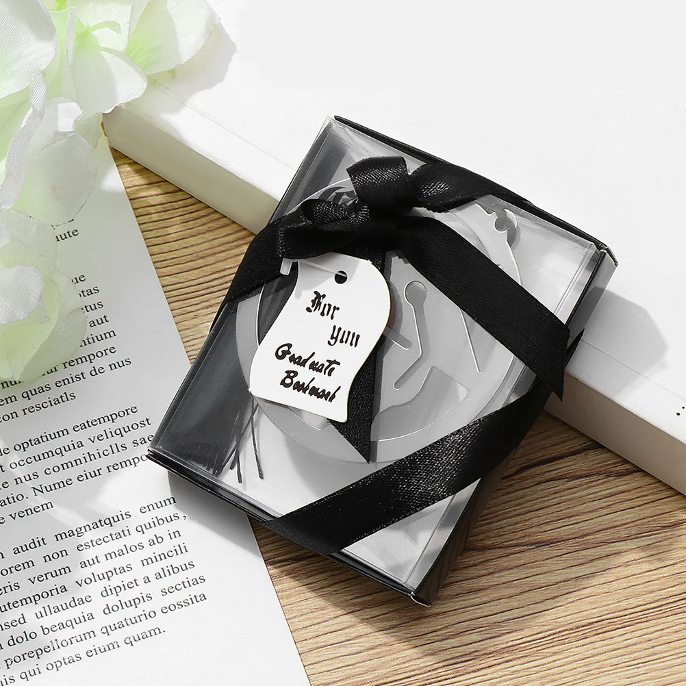 15 szt. Metalowe zakładki do książek w kształcie kapelusza absolwenta z frędzlem, kreatywne znaczniki stron, prezenty dla studentów, absolwentów, czytelników i pisarzy.