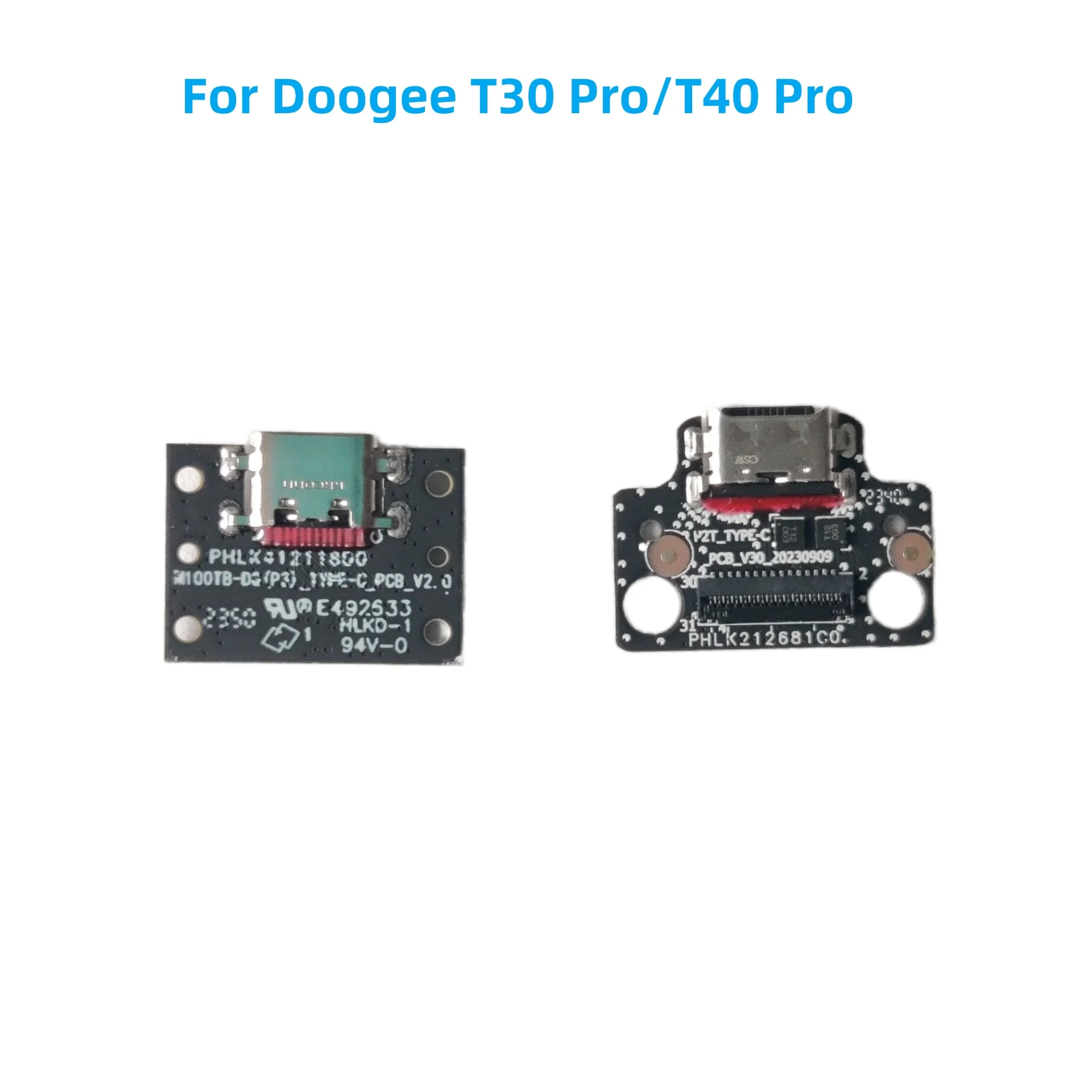 New Original For Doogee T30 PRO T40 PRO Type C USB Board Tab Charger Charge Plug Replace Controller Charging Repair Accessories