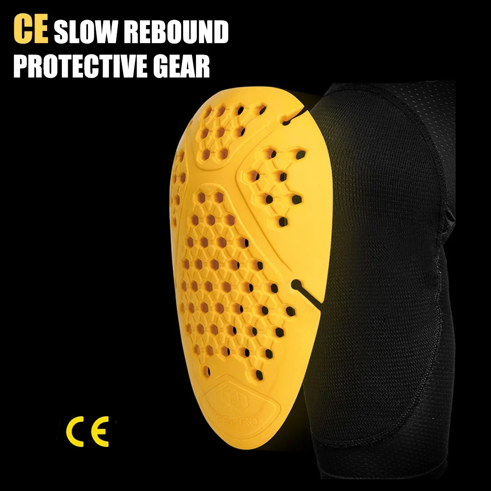 Elbow Knee Pads CE Protection Gear Safety Elastic Anti-fall for Motorcycle Cycling Riding Off-road Equipment Outdoor Guards