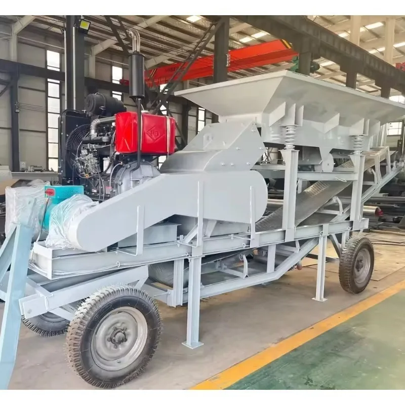 Customized Portable PC600*600 Small Mobile Crusher Suitable Hammer Type Sand Making Machine Stones Rocks Coal Glass And Gold Ore