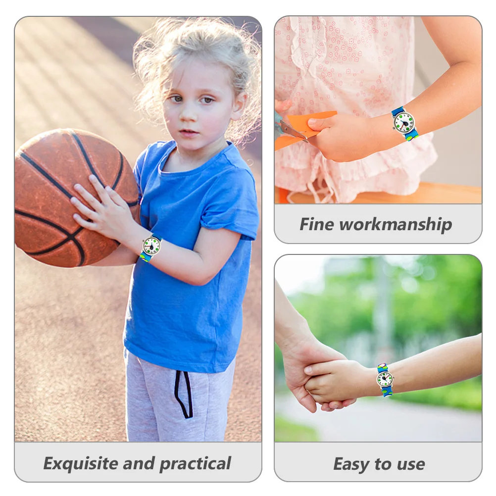 3D Cartoon Quartz Watch Lovely Wristwatch Adjustable Birthday Gift Cartoon Watch