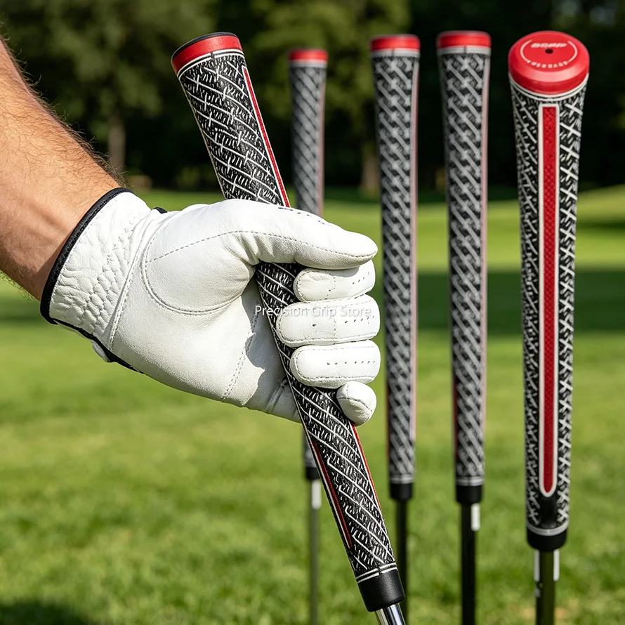 10/13 Stück Z Baumwollgarn-Gummi-Golfgriffe Golfschlägergriffe Eisen- und Holzgriffe Standard Midsize Universalgriff Rutschfester Golfgriff