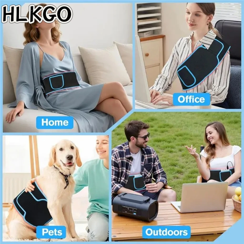 

Инфракрасный светодиодный пояс для светотерапии с подогревом для похудения, сжигания жира и ухода за телом