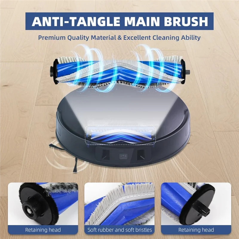 ABBK-Ecovacs Deebot T30 Omni용, T30 Pro Omni용 메인 사이드 브러시 Hepa 필터, T30 Pro Max, 교체 부품