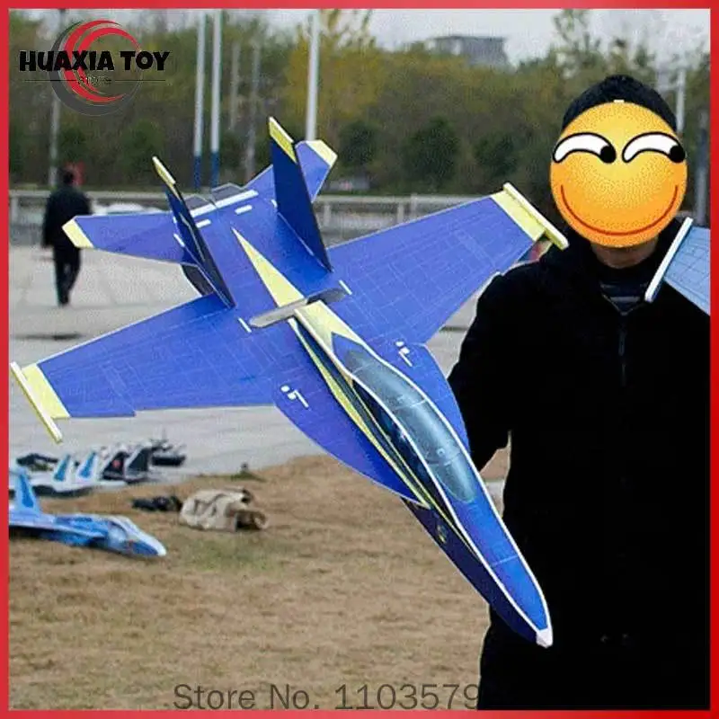Model Airplane Remote Control Aircraft Waist Push Like Real Fighter F18 Magic Board Pp Board Material Resistant To Drops