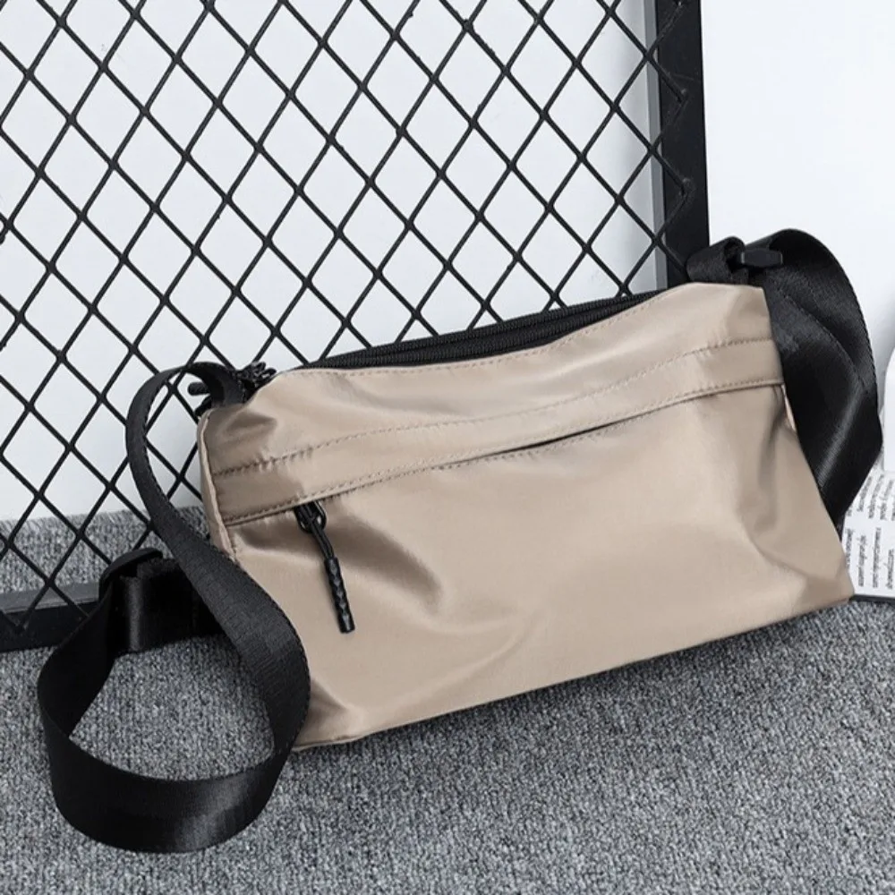

Waterproof Men Crossbody Bag Large Capacity with Multiple Pockets Student Shoulder Bag Oxford Cloth Nylon Messenger Bag