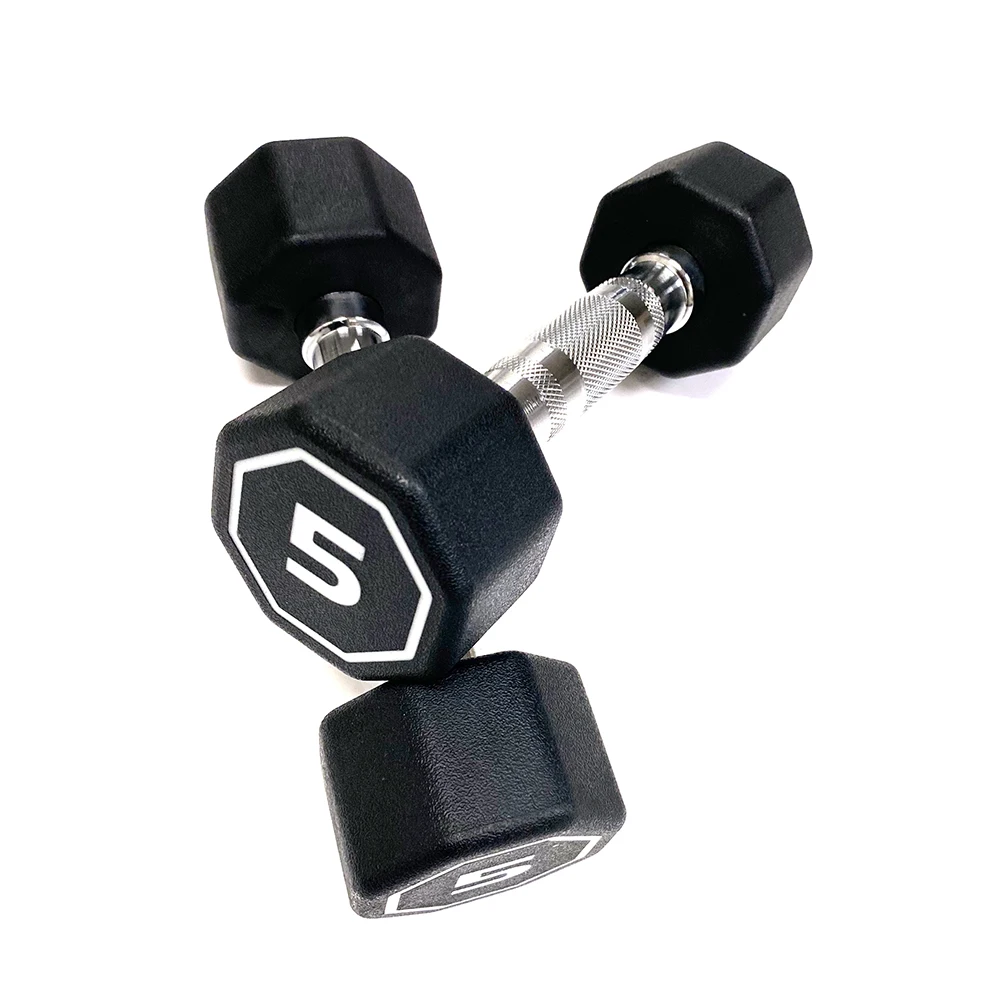 5LB, 2 pieces per package apollo Dumbbell for both commercial and home usage High-end Coated Octagon Dumbbell