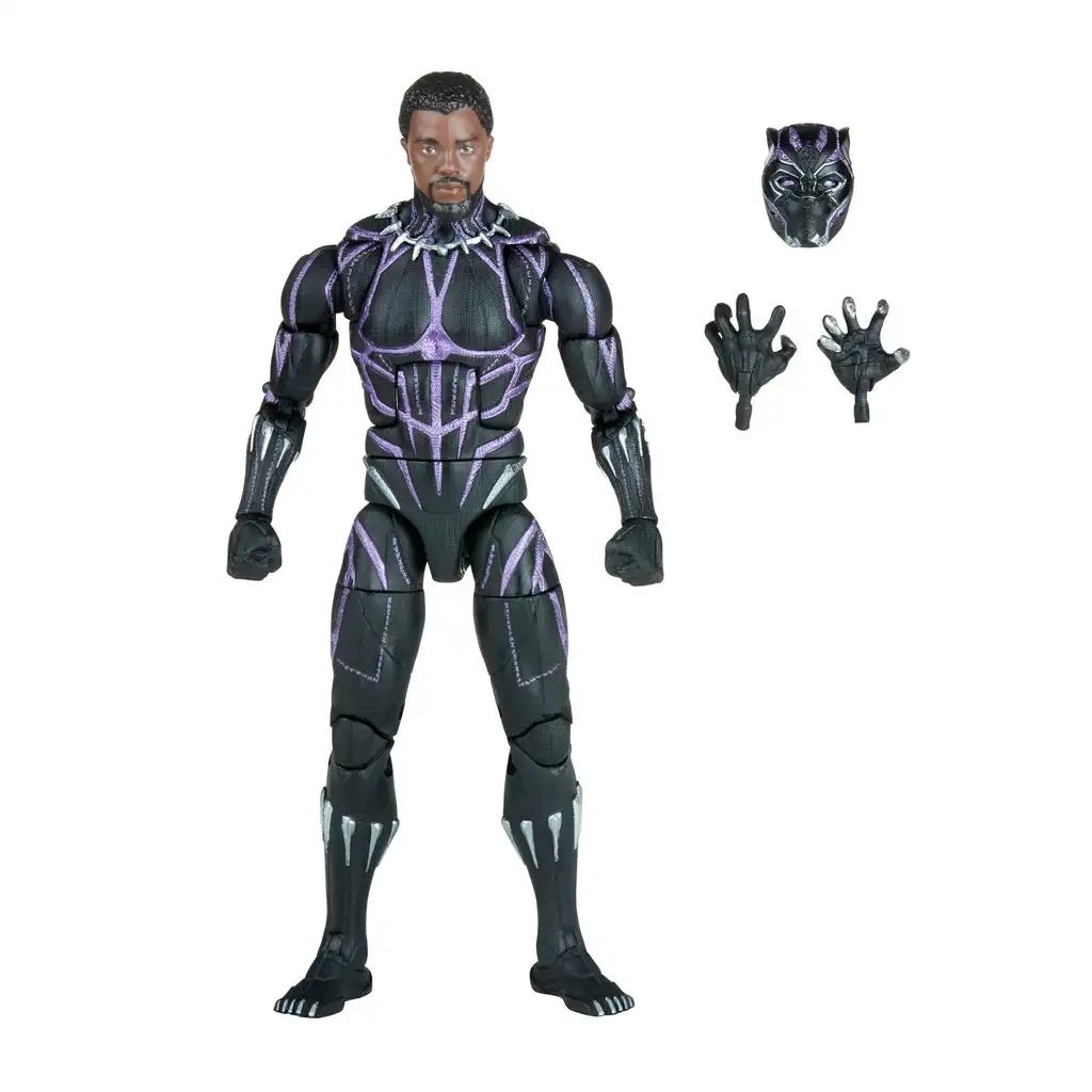 Genuine Bulk Marvel Legends Vibranium Black Panther Comic Book Version Black Panther 6-Inch Action Figure Model Gifts For Boys