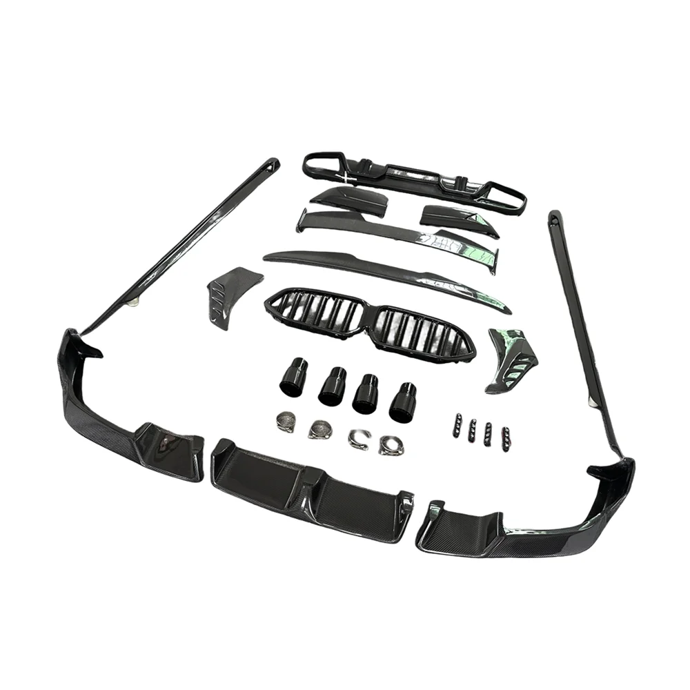 

Carbon Fiber Bodykit For X6M F96 Upgrade LD Style Body Kits Front Lip Side Skirts Top Wing Spoiler