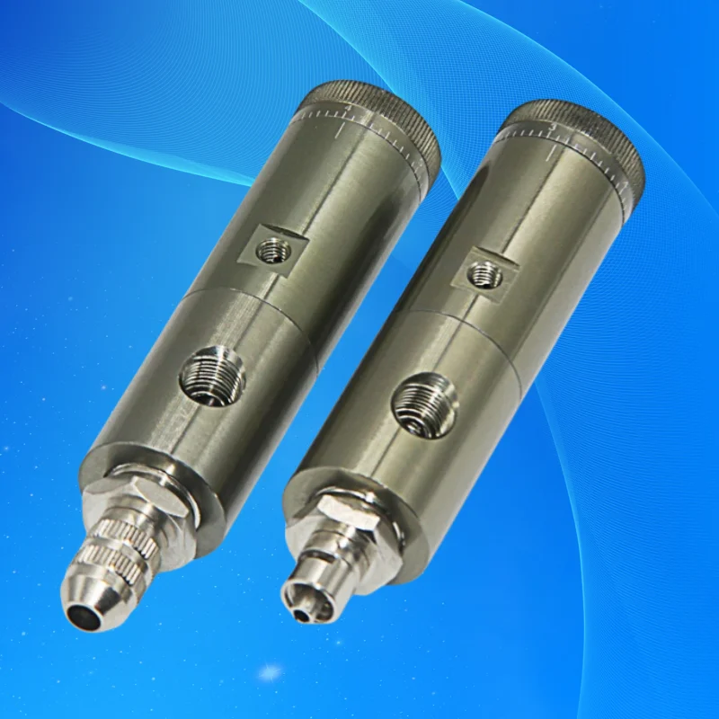 

Free Shipping High Precision Pneumatic Manual Needle Valve Glue Dispense Nozzle Valve