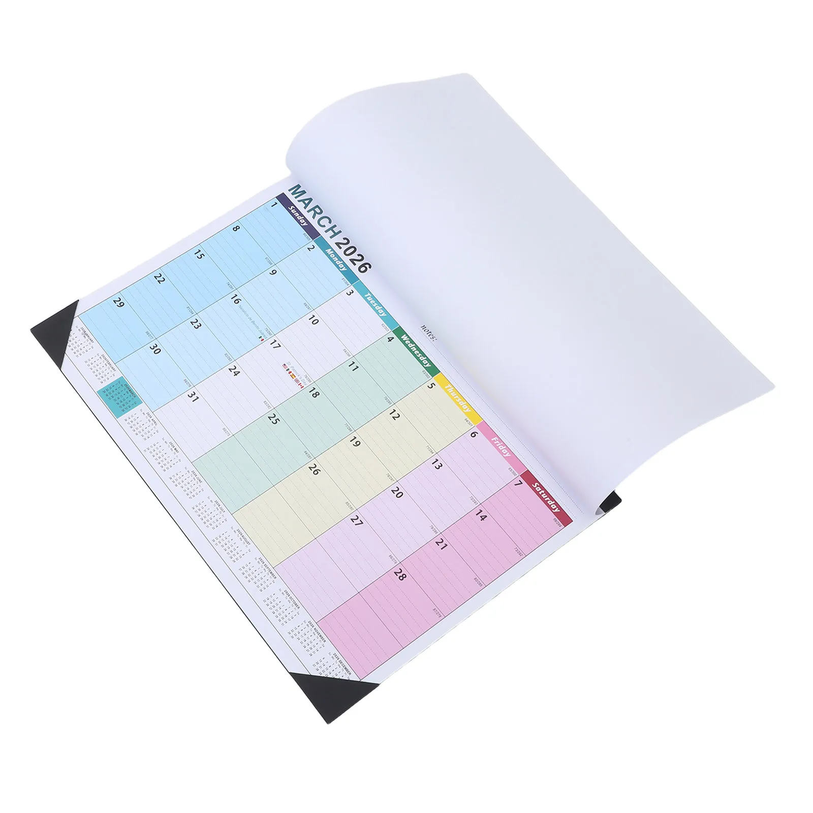

Wall Hanging Calendar 18 Month Multi-Country Holiday Runs January 2026 June 2027 Horizontal English Calendar Monthly Planner