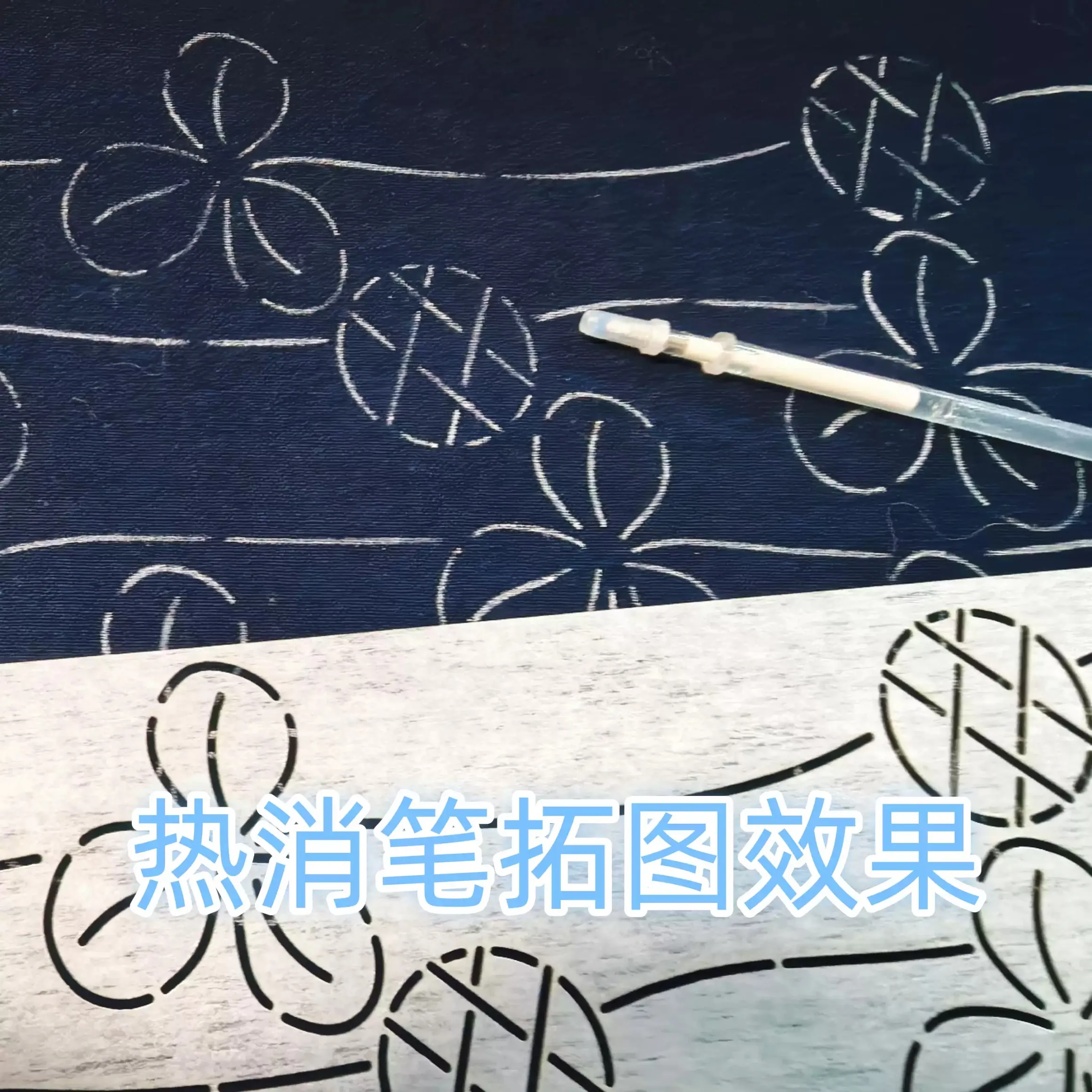 Reusable Sashiko Template with Leaf Design Border Embroidery quilting Stencil for Coasters,Table Runners Fabric Tracing