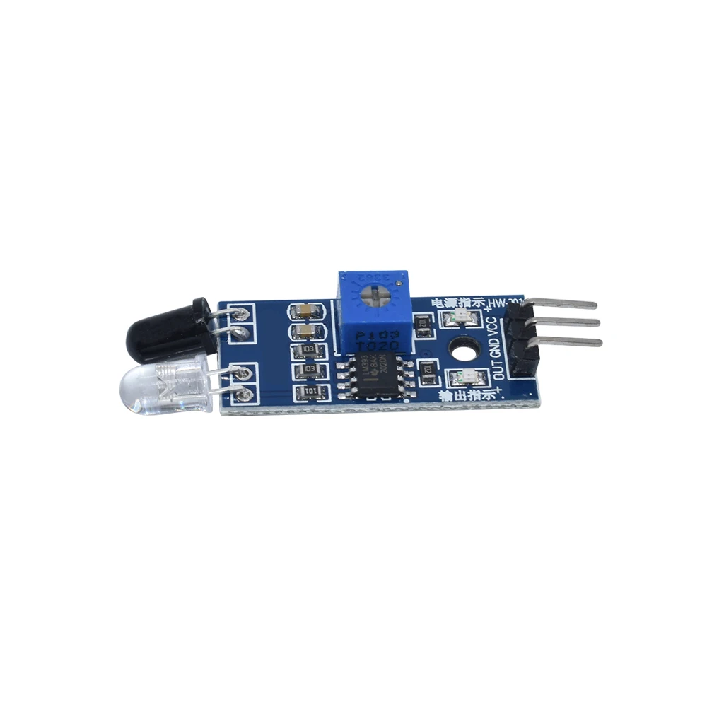 Picture 3: Smart Electronics New for Arduino Diy Smart Car Robot Reflective Photoelectric 3pin IR Infrared Obstacle Avoidance Sensor Module
