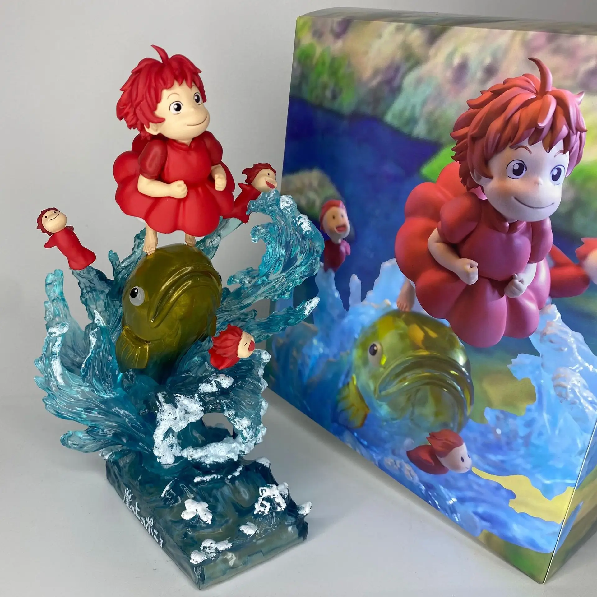 Shining Hidden Wave Girl Glowing Anime Figure Boxed Model Sculpture Desktop Ornament LED Night Light Decor