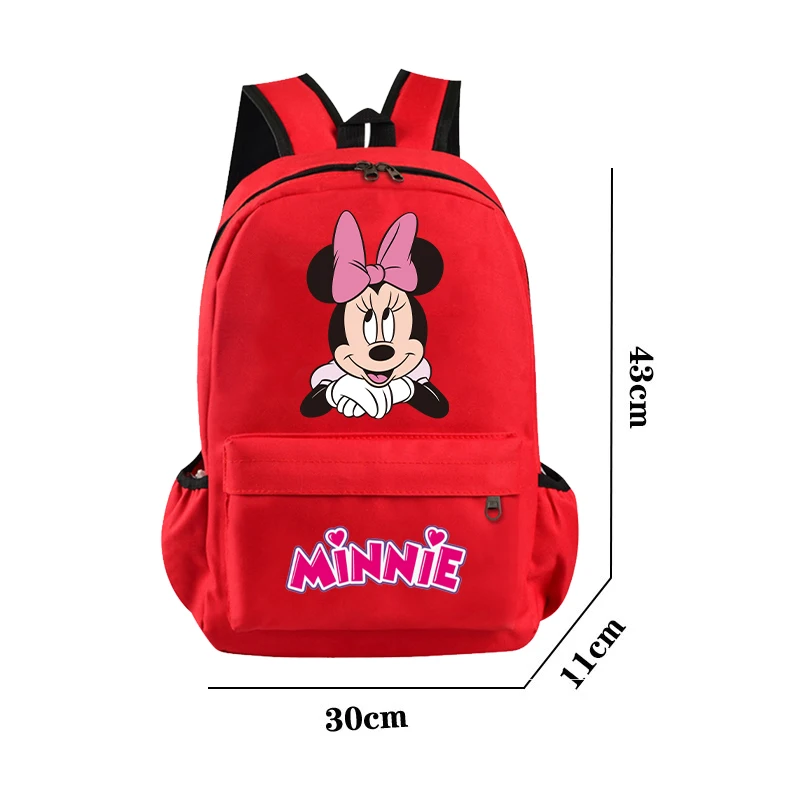 Anime Mickey Mouse Backpack Boy Girl Student Teen Hildren Knapsack Women Minnie Mochilas Cartoon Bookbag Back To School Rucksack