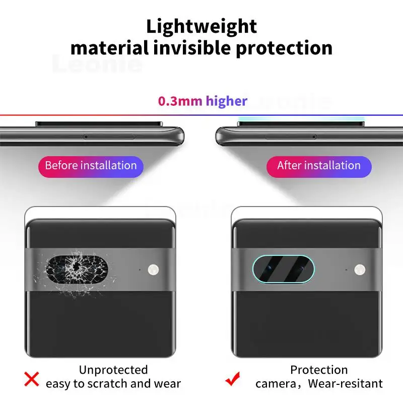 c 2PCS Camera Lens Protector For Google Pixel 7 GlassLens Screen Protector for For Google Pixel 7 8 Pro Anti-scratch Cover Films