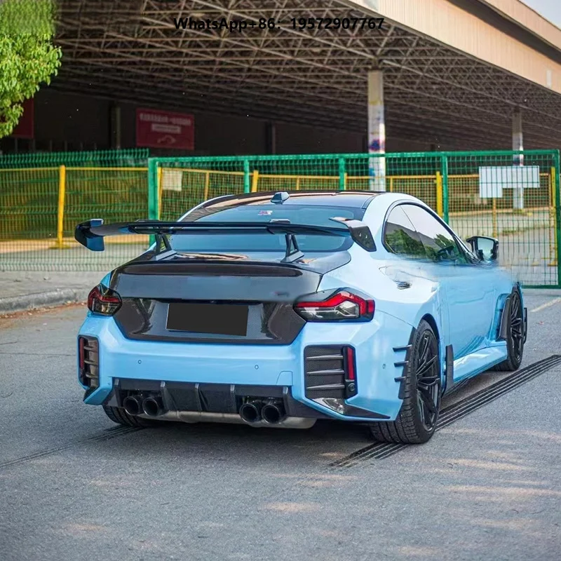 High Level Material Carbon fiber modified spoiler universal rear wing for  3 Series G80 G82 F80 M3