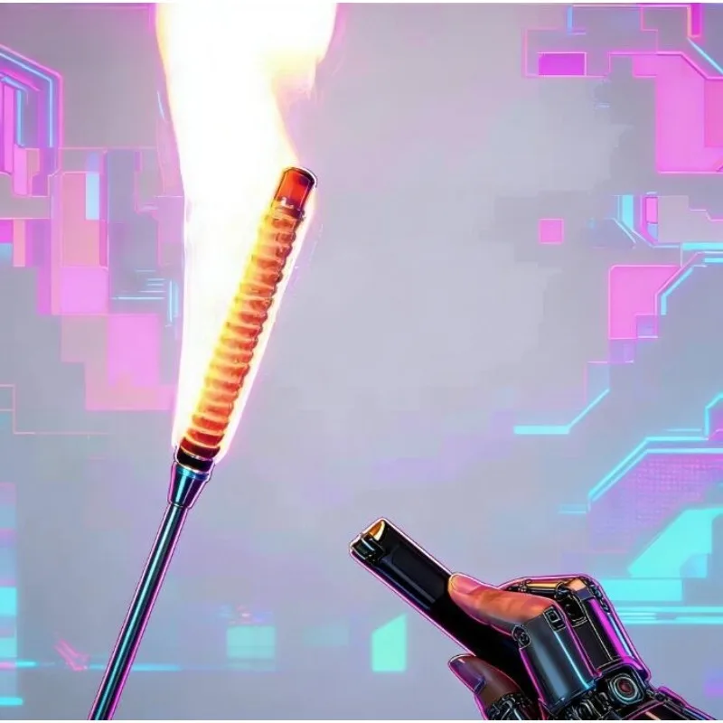 

Фокусы с огнем: Пламя факела, превращающееся в трость (с автоматическим поджигом и защитой от испарения масла) – Аксессуары для сценической магии, реквизит для взрослых фокусников