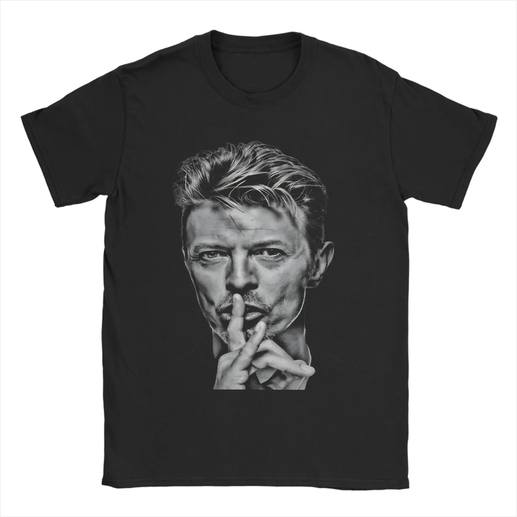 Davids Bowies T Shirt Men Cotton Creative T-Shirt Round Neck  Tee Shirt Short Sleeve Tops 4XL 5XL