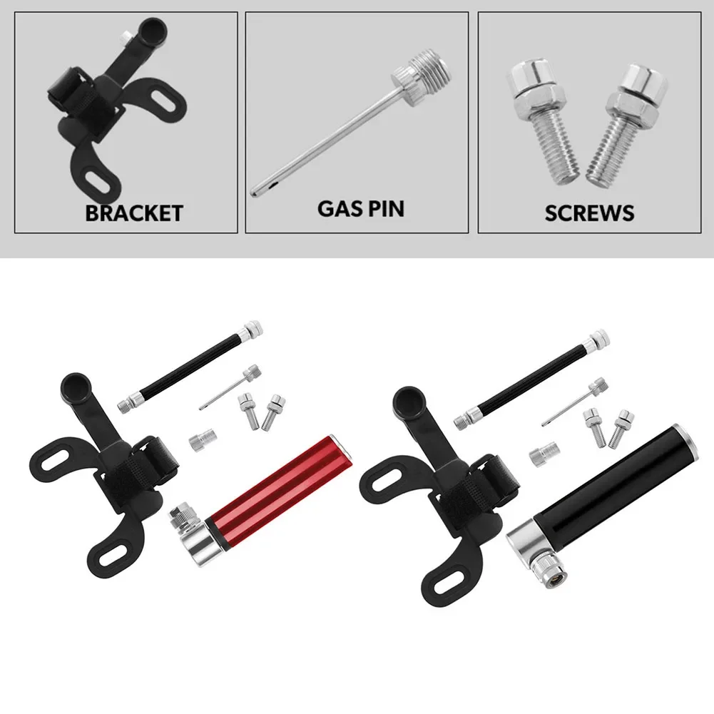 

Bicycle Pump Basketball Pump Mountain Bike PumpHigh-pressure Mini Pump Adjustable External Hose Cycling Accessories
