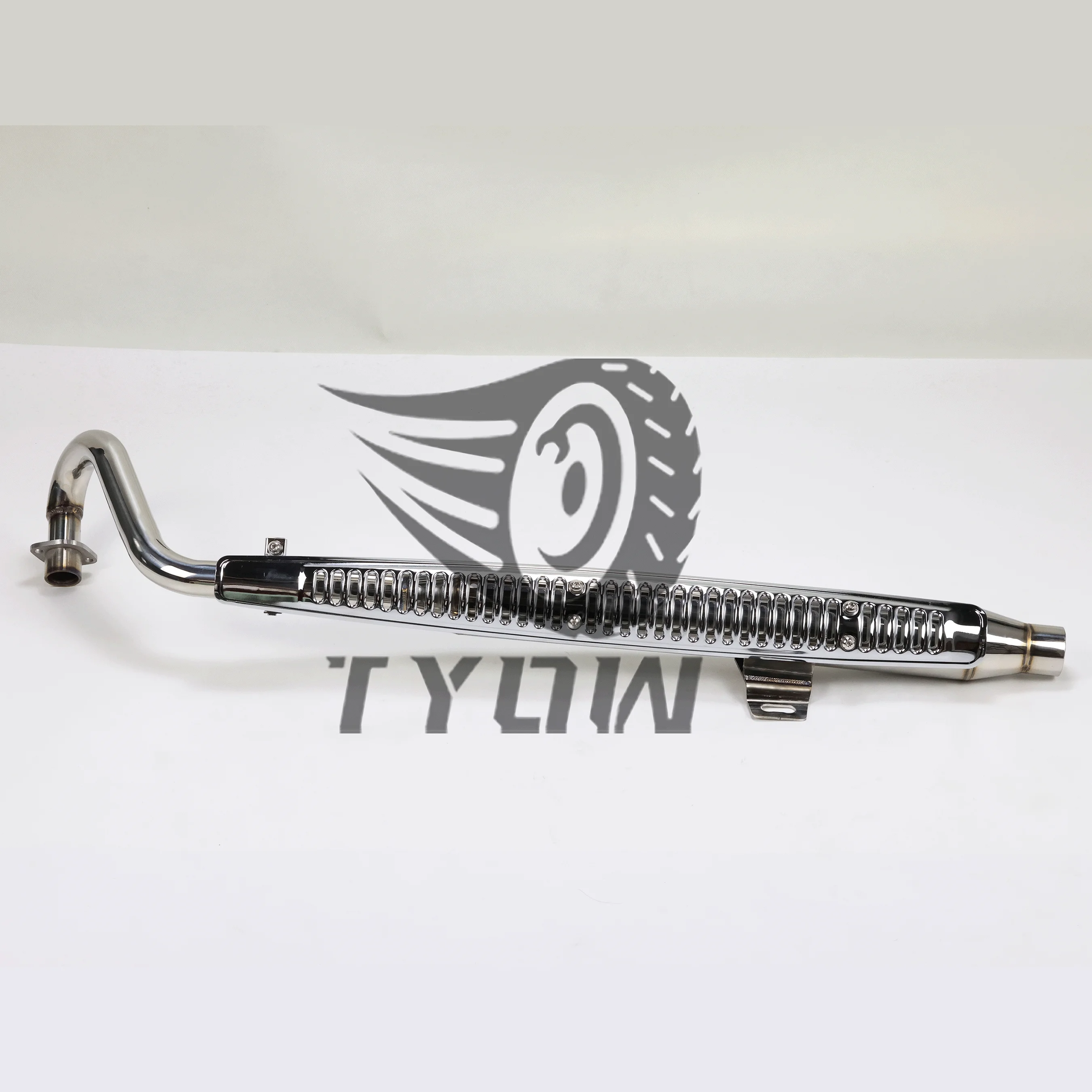 Tubo silenciador de escape de motocicleta de acero inoxidable CT70 para motores Honda Dax ST70 CT70 Mini Trial 70 50CC a 212CC