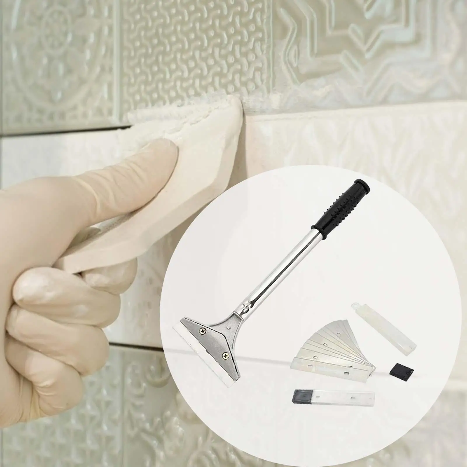 Stainless Steel Putty Scrapers for Cleaning Wall Ceramic Cleaner Drywall