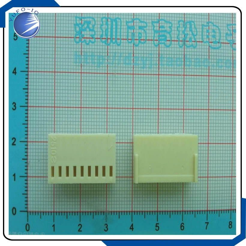 10PCS/LOT 9PIN KF2510 The plastic shell KF2510-9P plug plug type connector spacing of 2.54MM terminal
