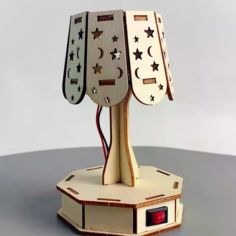 

3D деревянные пазлы, набор моделей для сборки, набор для рукоделия из дерева, красочная маленькая настольная лампа, сделай сам, научные строительные проекты, развивающие игрушки
