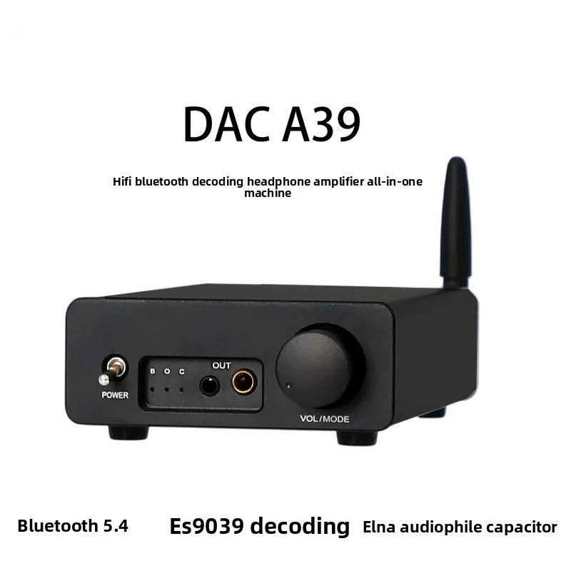 A39 ES9039 decoding 3084 Bluetooth 5.4LDAC fever HIFI Bluetooth USB decoding headset all-in-one machine