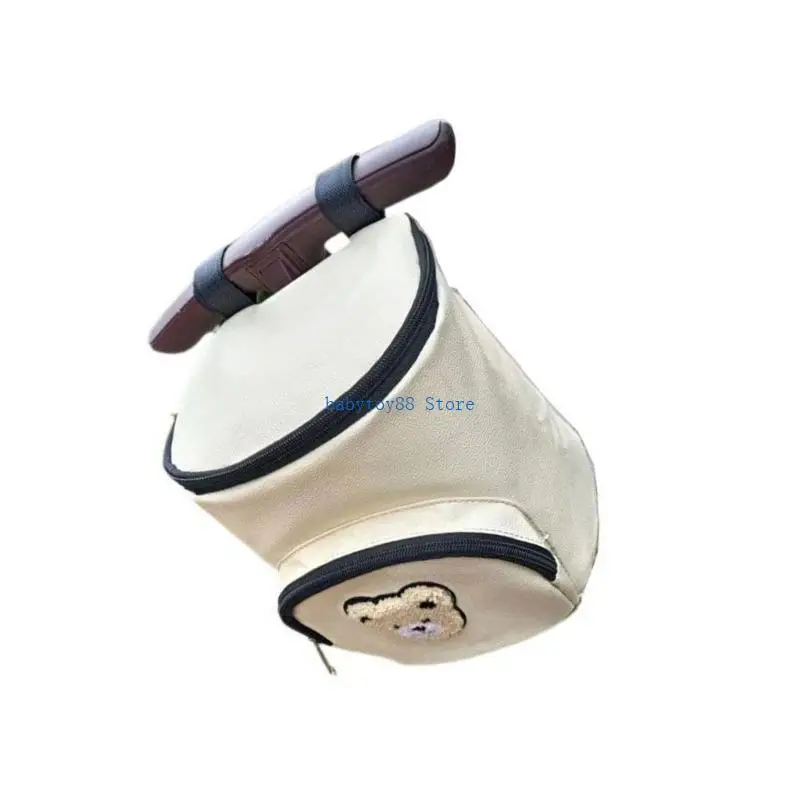 

Y4UD Small Baby Strollers Clip On Bag with Ample Space Convenient Bag for Essential