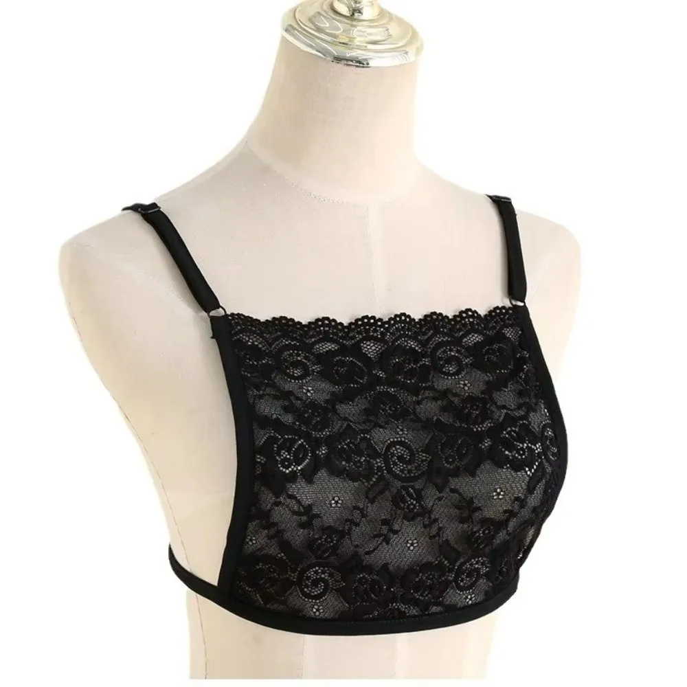 Lace Fake Collar Accessory Overlay Breathable Lace Cover Up Prevent Exposure Prevent Light Leakage Invisible Clothing Panel Lady
