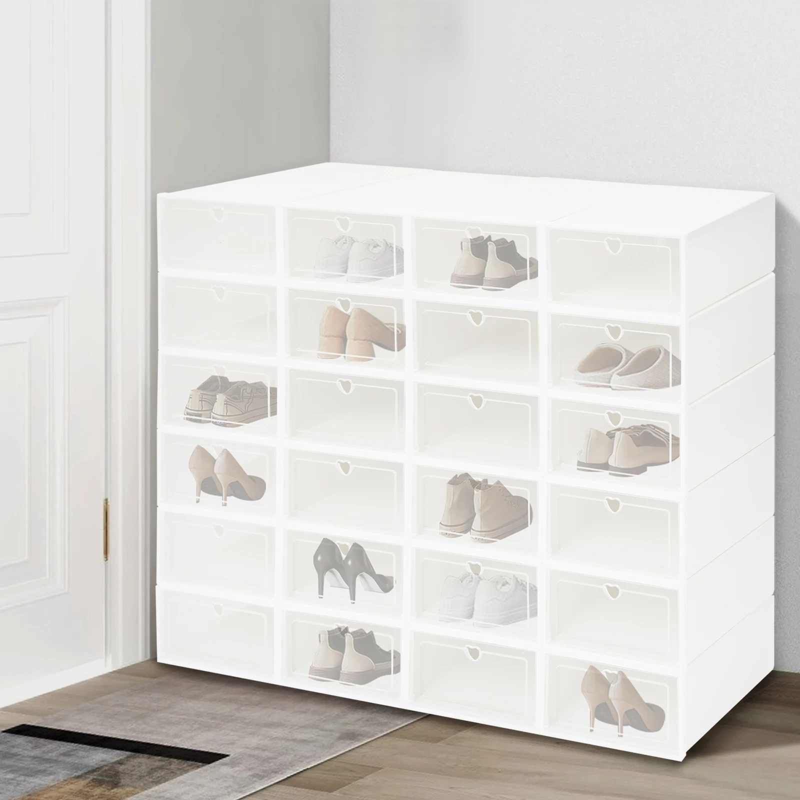 24Pcs Shoe Storage Box 13 Inch - огляд і ціна Sneaker Case