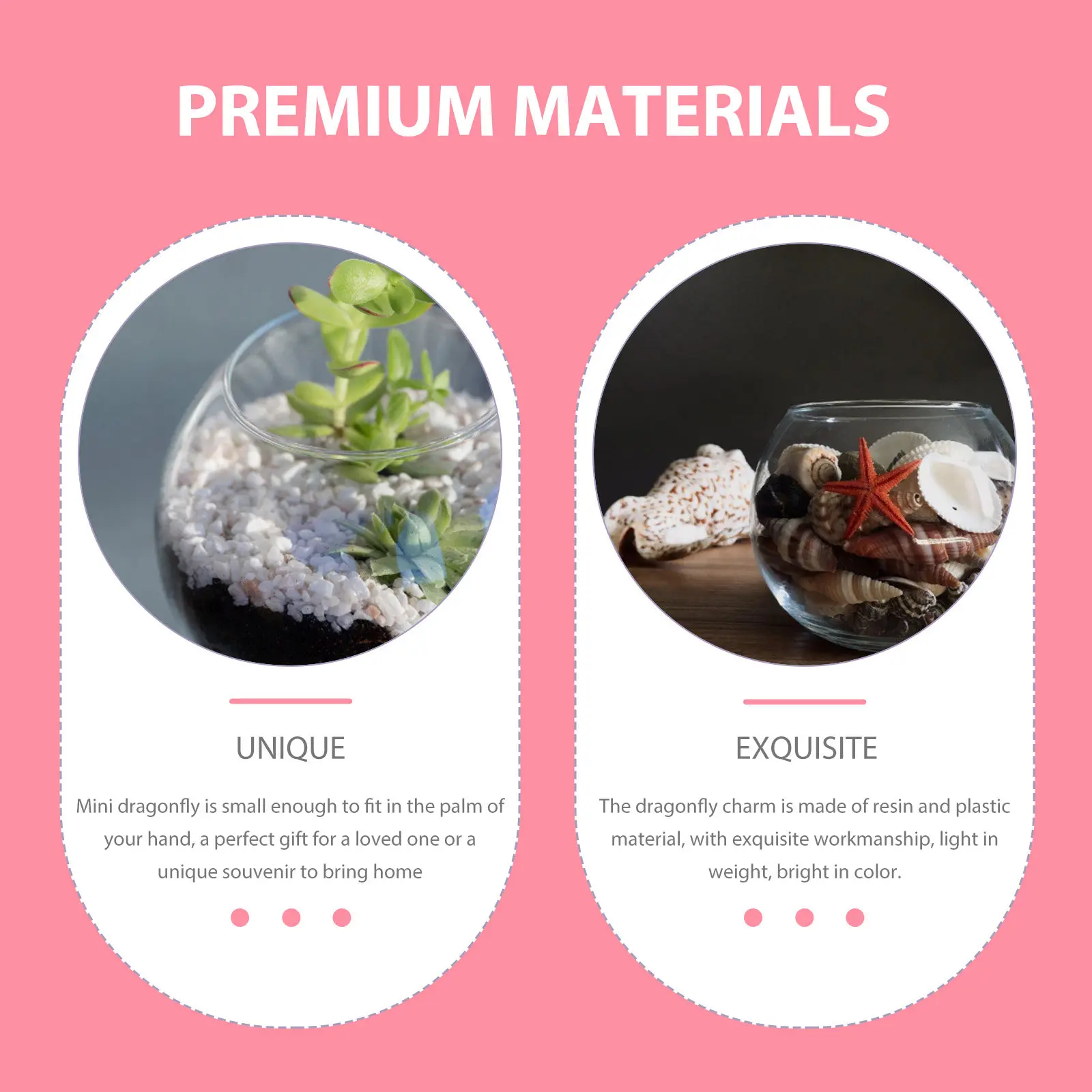 10Pcs Mini Resin Dragonfly Charms Bright Color Lightweight Craft Embellishments for DIY Home Garden Office Display Use