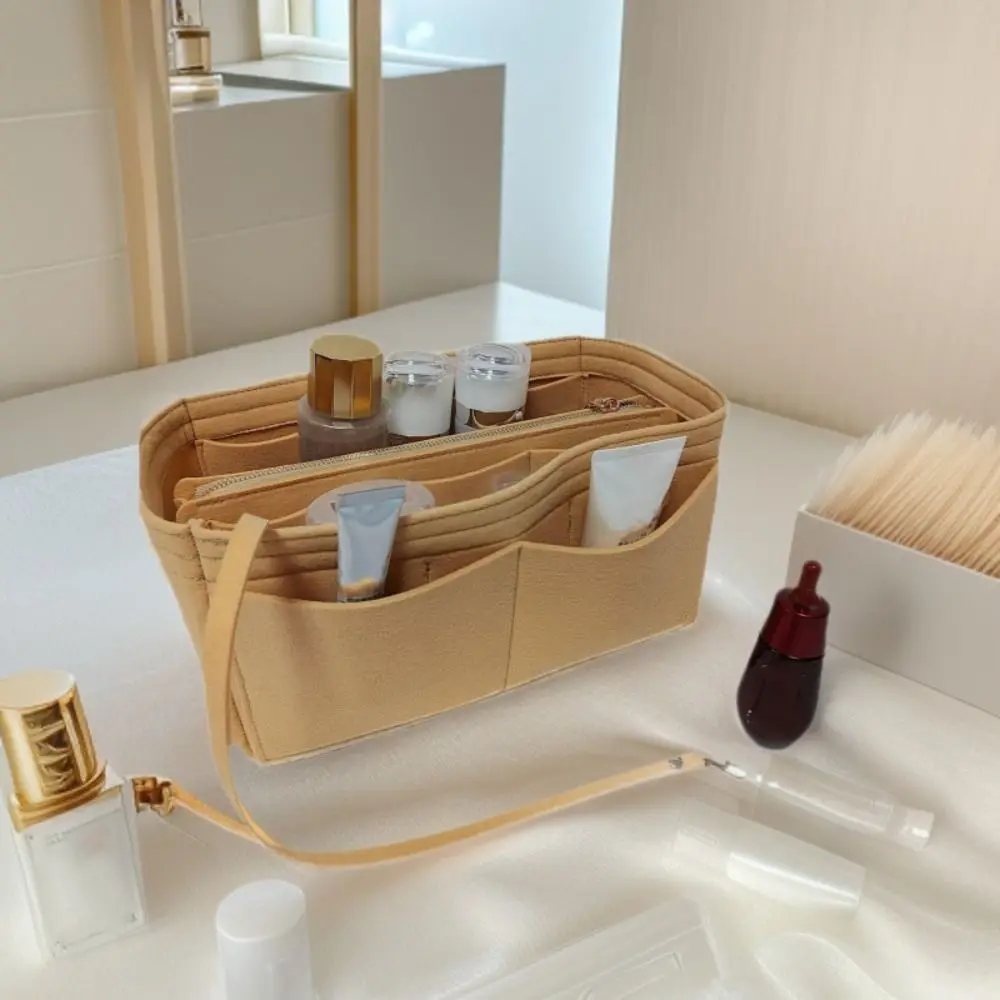 حقيبة يد خفيفة الوزن، حقيبة تخزين منظم مستحضرات التجميل، حقيبة تخزين، حاوية أدوات الزينة العصرية للطلاب #2