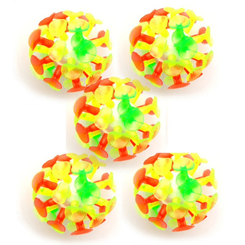 Multicolored Parent-Child Interaction for  Party  Ball  Suction Cup Ball Suction  Sucker Ball Stick Ball