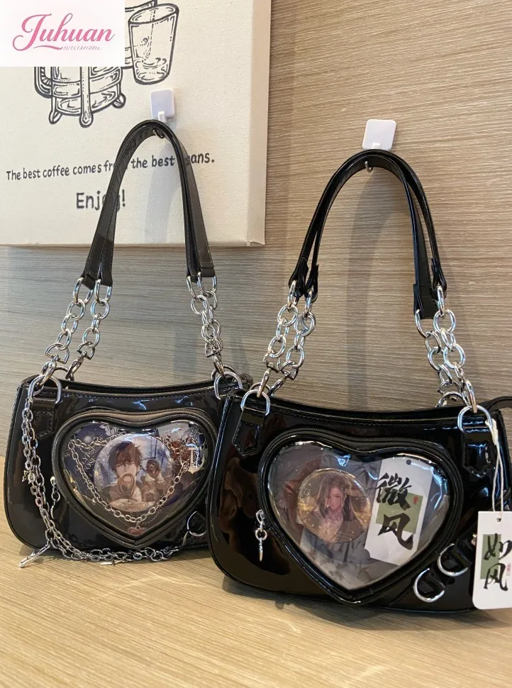 

Japanese original love pain subculture spice girl sweet cool wind y2k armpit bag two-dimensional small food lta bag female