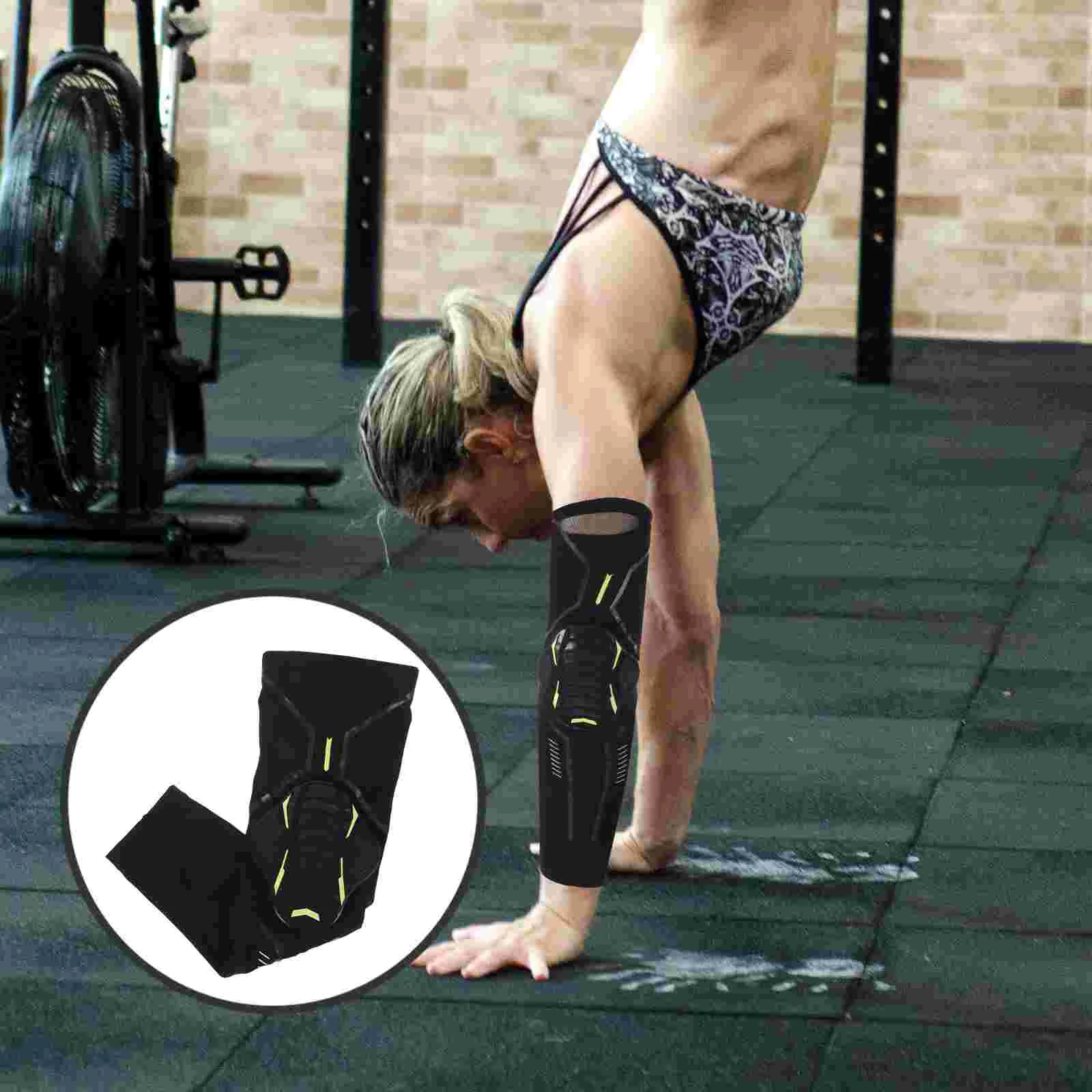 

1 Black L Elbow Support Arm Sleeve for Basketball Football Volleyball Outdoor Sports Protector Breathable Anti Elastic
