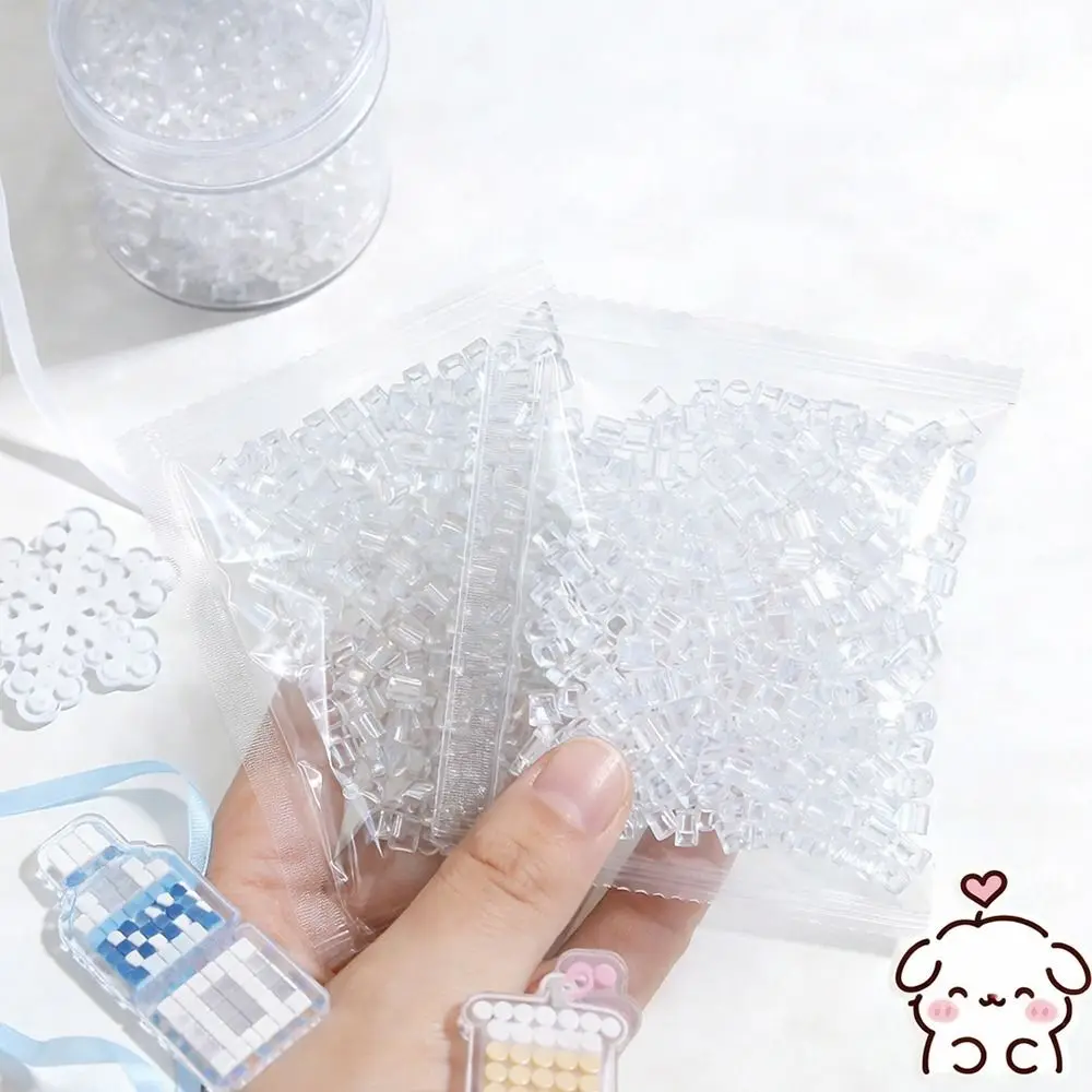 

New High-Transparency Handmade DIY Perler Beads Heat Press 2.6mm Glass-Colored Perler Bead Handmade Perler Bead