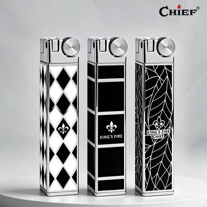 2026 CHIEF Exquisite Printed Kerosine Lighter Durable Creative Slender Strip Delicate Portable High Beauty Boyfriend Gift
