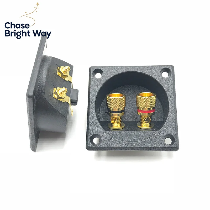 Car Stereo Speaker Box Terminal Round Spring Cup Connector Subwoofer Plug Speaker Terminal Cup Round Spring Cup Subwoofer Plug
