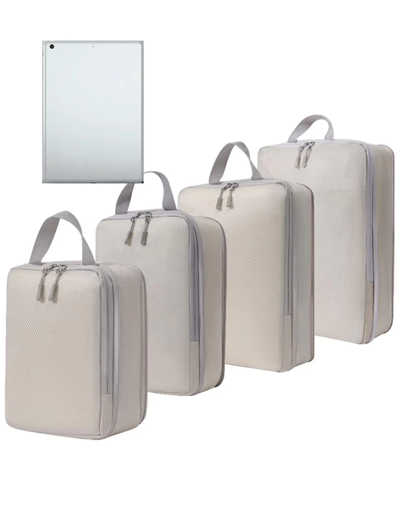 Set4/6 stuks samendrukbare verpakking reisopbergtas kubussen waterdichte koffer nylon draagbaar met handtas bagage-organizer Ryanai