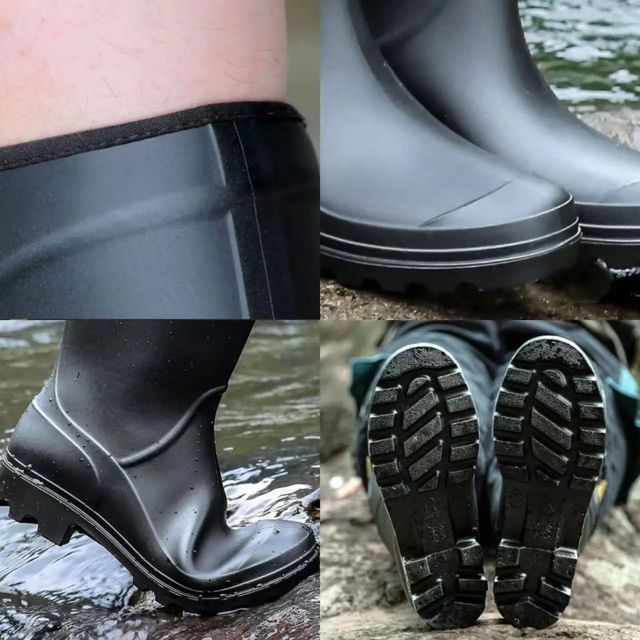 High Quality Men Rain Boots Men Rain Boots Non-slip High/medium/low Male Shoes Rubber Man Waterproof Shoes Fashion Shoes for Men