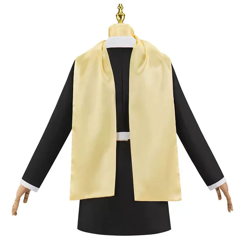 

Mia Fey Cosplay Ace Attorney Chihiro Ayasato Costume Party Uniform With Scarf ty'4