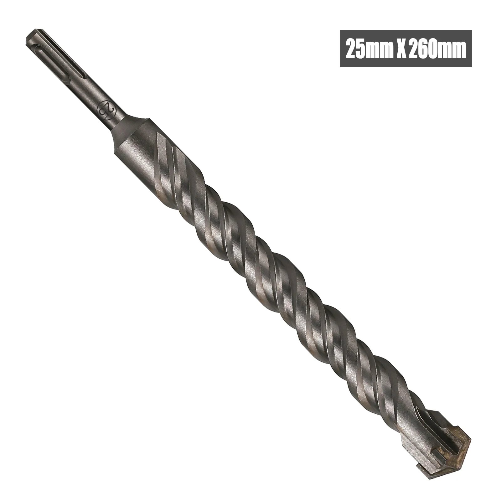 1 Stück Beton SDS Plus 6-25mm Bohrer Kreuzschneidkopf Doppelbohrer Hammer 260mm Wand Ziegel Block Elektrohammer Mauerwerkbohrer – Detail 18