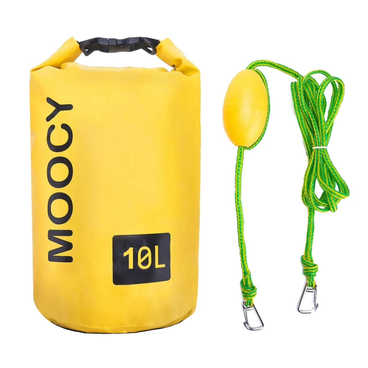 Tow Rope Sand Sack 2-In-1 Sand Anchor Waterproof Dry Bag with Adjustable Buoy for Kayak Jet Ski 10L