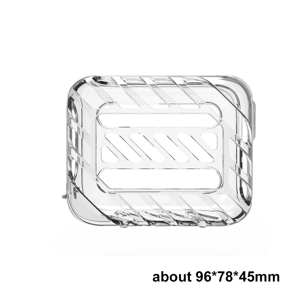 Anti-Scratch Bluetooth Speaker Clear Case Transparent Shockproof Carrying Sleeve TPU Anti-Slip Protective Case for JBL Go 4