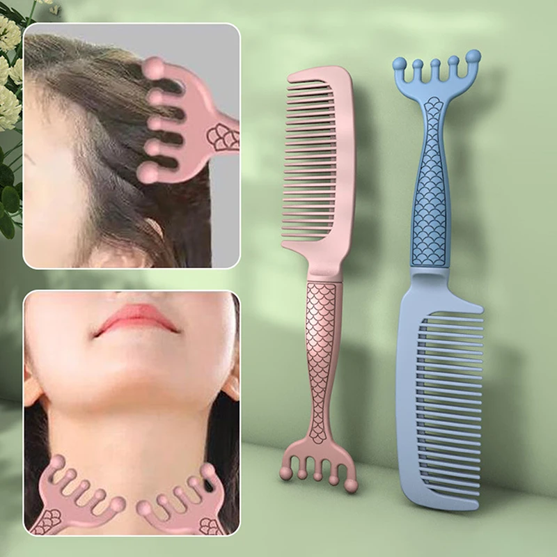 

Head Meridian Massager Deer Antlers Scalp Massage Gua Sha Head Relax Relief Stress Improve Sleep Scalp Scraping Massager