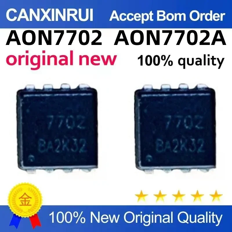 (5 pieces) Brand new original AON7702A 7702A MOS field-effect transistor AON7702 7702 QFN-8 chip IC