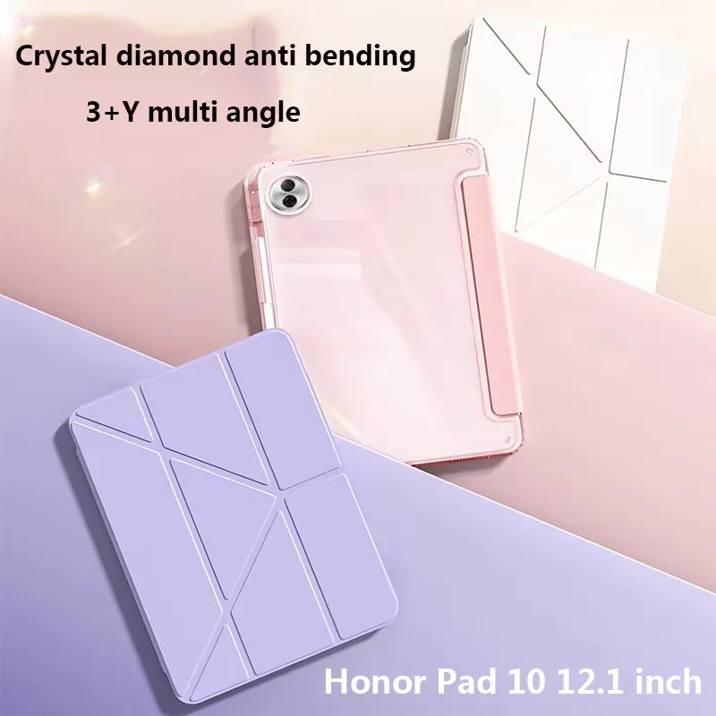 

Акриловый чехол для Honor Pad 10 12,1 2025 Pad 9 V8 Pro 12,1 MagicPad 2 GT Pro 12,3 2024 Y Складной защитный чехол с слотом для ручки
